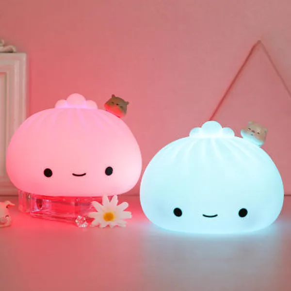 Colorful Dumpling Night Light: Adorable, Portable