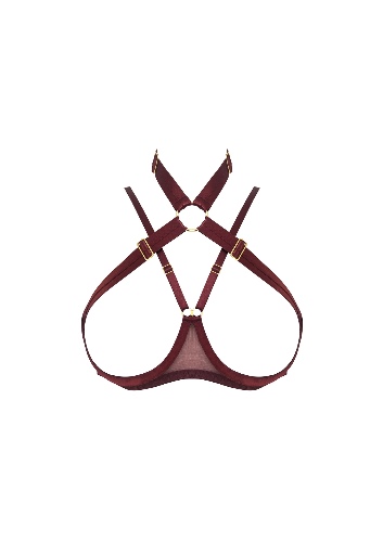 Syra Ouvert Wire Bra | Morello / M | 3