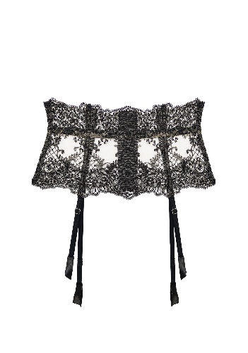 And All That Jazz Suspender Belt in Black | Black / M