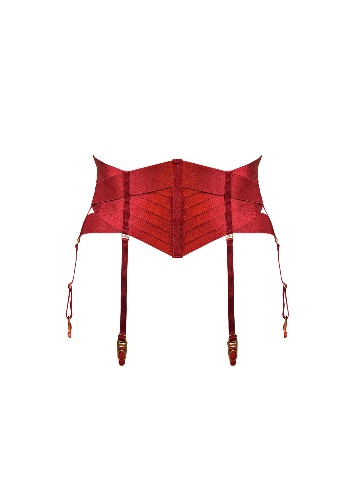 Signature Panelled Cincher | Burnt Red / M | 3