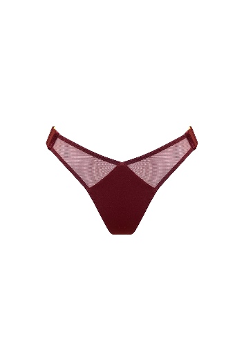 Syra Wide Strap Thong | Morello / M | 3