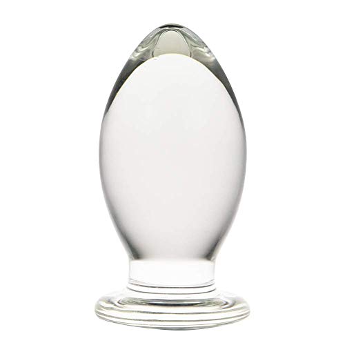 HGFLYL Glas Analplug 6 * 13,5CM Kegel Kristall Analdildo Buttplug Analspielzeug für Frauen Männer