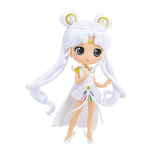 Banpresto - Pretty Guardian Sailor Moon Cosmos The Movie - Sailor Cosmos (Ver. A), Bandai Spirits Q Posket Figure - Sailor Cosmos (Ver. A)