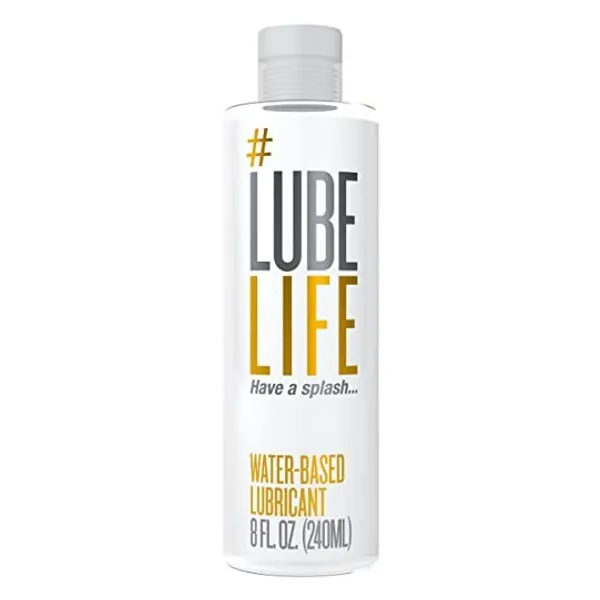 #LubeLife Water Based Personal Lubricant, 8 oz Sex Lube for Men, Women  Couples