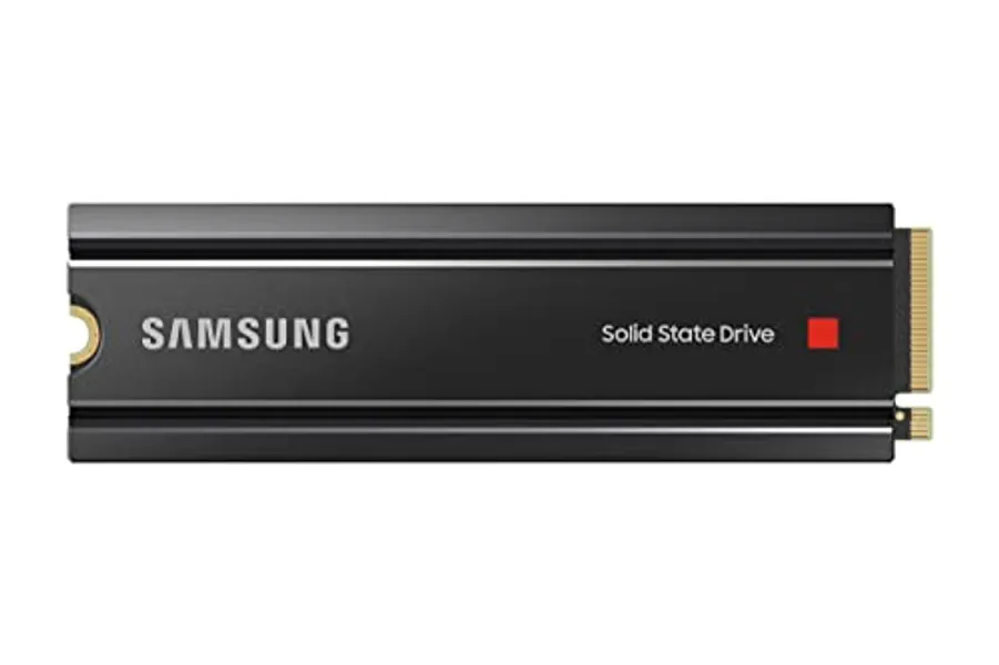 SAMSUNG 980 PRO SSD with Heatsink 1TB PCIe Gen 4 NVMe M.2 Internal Solid State Drive , Heat Control, Max Speed, PS5 Compatible (MZ-V8P1T0CW)