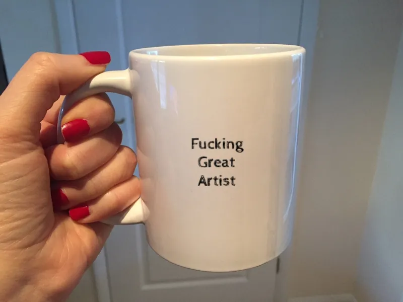 Artist Mug,Artist Gifts, 11oz and 15oz, Coffee Cup ,Painter Mug,Visual Artist,Artist Quote,Art Teacher,Make Up,gift ideas,Music, ceramic