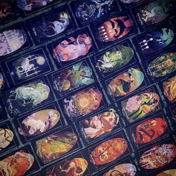 GENUINE the Children of Litha Tarot black Edition Indie | Etsy