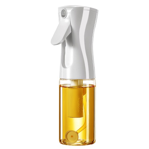 Oil Sprayer for Cooking, 200ml Glass Olive Oil Sprayer Mister, Olive Oil Spray Bottle, Kitchen Gadgets Accessories for Air Fryer, Canola Oil Spritzer, Widely Used for Salad Making, Baking, Frying, BBQ - 