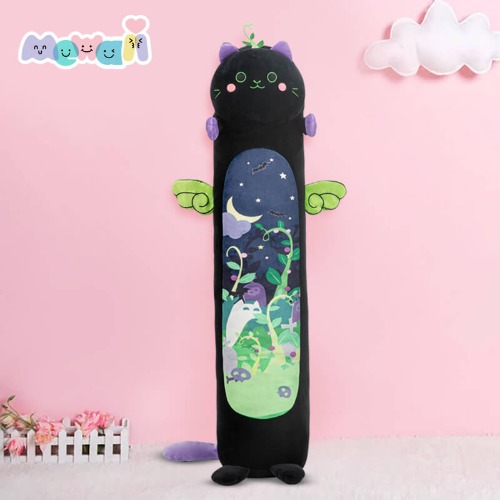 Mewaii® Original Design Devil Mint Cat Stuffed Animal Kawaii Plush Pillow Squishy Toy | Devil Mint Kitten / 28 inch