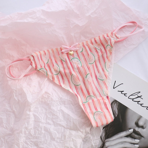 Classic Mesh Thongs - watermelon