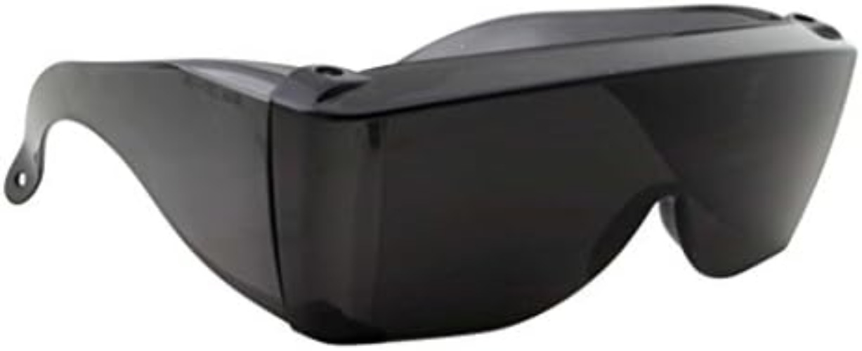 Wise Eyewear Cover-Ups Black Fit Over Sunglasses - Wrap Around Sunglasses - People Who Wear Prescription Glasses in the Sun - Black