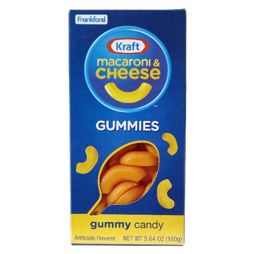 Kraft Macaroni & Cheese Gummies, 3pk, 16.92 oz, Fruit Flavored, by Frankford Candy