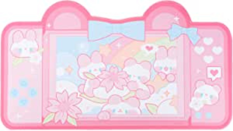 Pink Mouse Pad Large Gaming Mouse Pad, Waterproof Easy Clean,Non-Slip Base Long Office Desk Mat,Durable Large Extended Keyboard Mouse Pad with Stitched Edges for Office Gaming