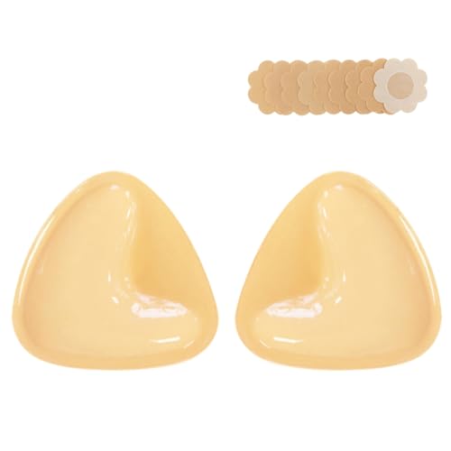 Double-Sided Sticky Bra Pads Inserts Ultra Instant Lift Bra Inserts Push up Bikini Pad for Swimsuit Sports Bra - Medium