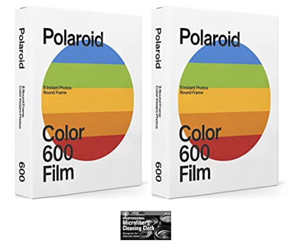 Polaroid Originals Color Film for 600 and i-Type Instant Camera - Round Frame Edition - 2 Pack (16 Photos) - Round Frame