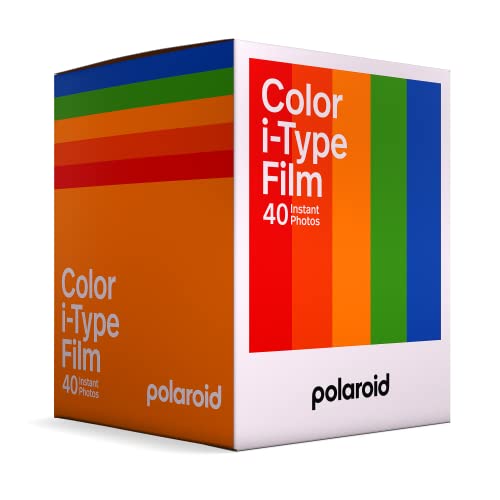 Polaroid Instant Color I-Type Film - 40x Film Pack (40 Photos) (6010) - 40 Photos - White Frame