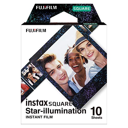 Fujifilm Instax Square Star Illumination Film - 10 Exposures - Star Illumination - Illumination