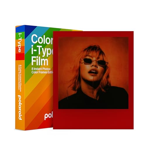Polaroid Color Film for I-Type - Color Frames Edition (6214) - 8 Photos - Multi-Color Frame