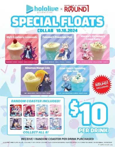 hololive round1 collab drink!