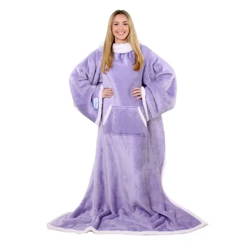 lilac sherpa snuggie!