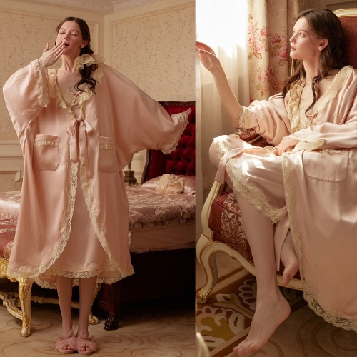 lacemade boudoir maiden nightgown and robe set