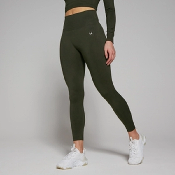 MP Women's Shape Seamless 7/8 Leggings - Forest Green 