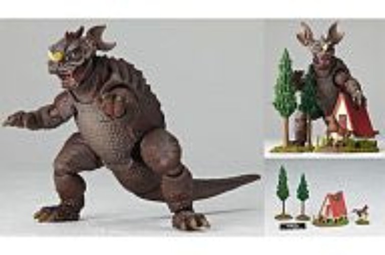 Frankenstein Tai Chitei Kaijuu Baragon - Baragon - Revoltech - Revoltech SFX 04 (Kaiyodo) - Pre Owned