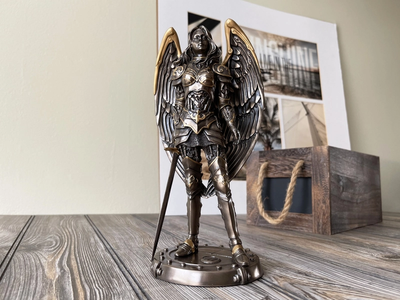 Steampunk Mechanical Angel Statue Art Decor