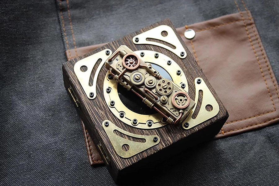 Steampunk Lighter |  refillable handmade cigarette lighter