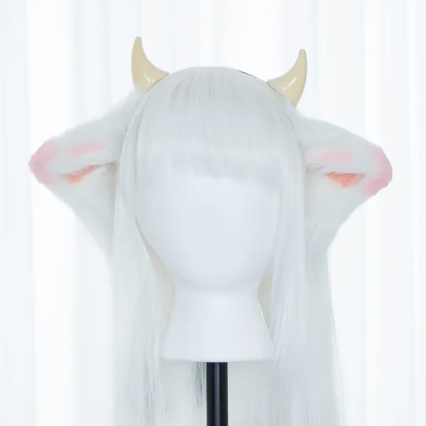 Cow Ears Headband - Pink