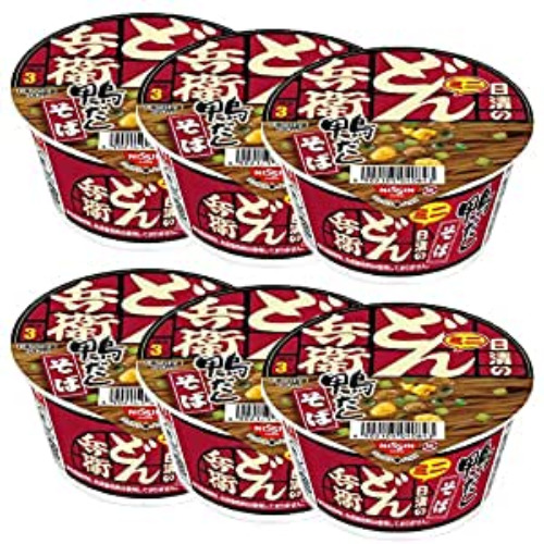 Donbei Mini 1.6oz 6pcs Set Japanese Soba Noodles In A Duck Broth Instant Noodle Ninjapo