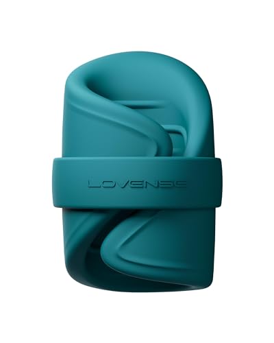 LOVENSE Gush Penis Ring Vibrator, Flexible Silicone Vibrating Cock Ring for Men, Wearable Cock Sleeve Massager Long-Distance Bluetooth Remote Reach with Music Sync, Partner & App Control