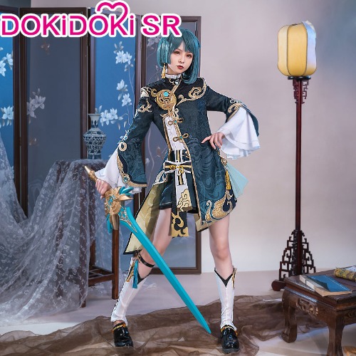 【Ready For Ship】DokiDoki-SR Game Genshin Impact Cosplay  Xing Qiu Costume Xingqiu | M
