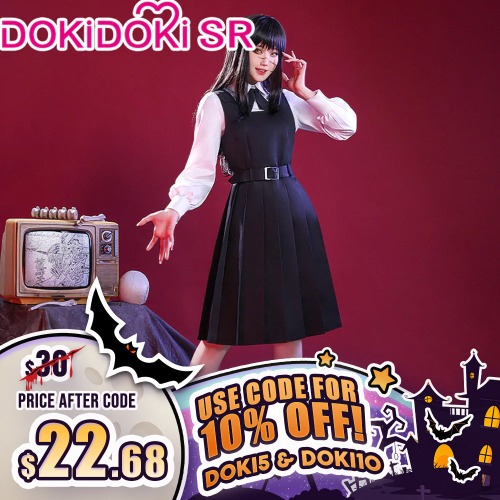 【Ready For Ship】DokiDoki-SR Manga Chainsaw Man Cosplay Mitaka Asa Costume Women Halloween Chainsawman | L