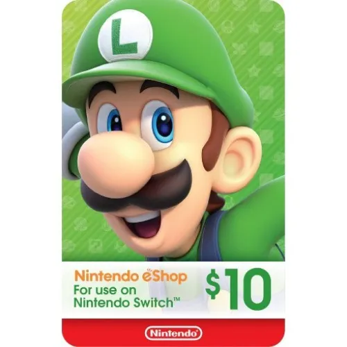 $10 Nintendo eShop gift card