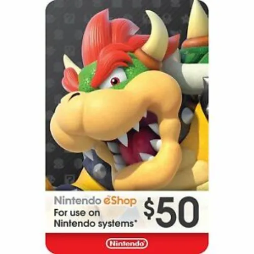 $50 Nintendo eShop gift card