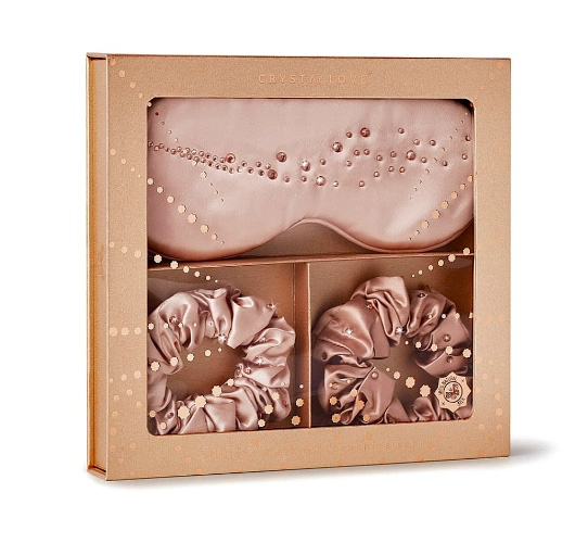 Silk Eye Mask & Scrunchies Set