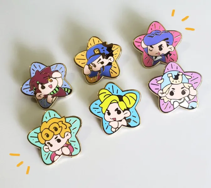 Stars Enamel Pin