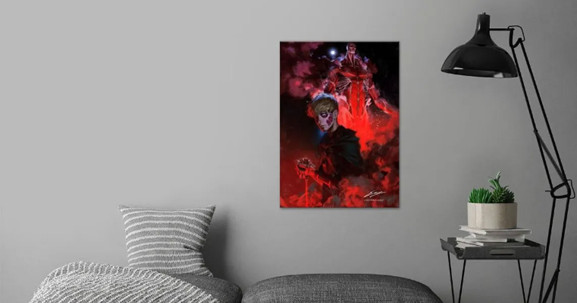 'Attack on Titan Armin V1' Poster by Enzo Fernandez | Displate