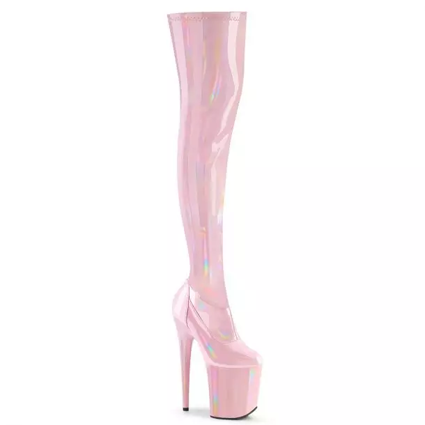 Extreme Platform Boot FLAMINGO-3000HWR - Baby Pink