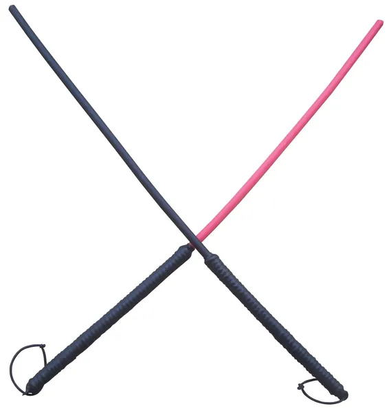Rattan cane with rubber cover - Black