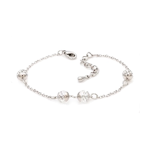 Madison 14K Gold Plated Chain Bracelet - Silver