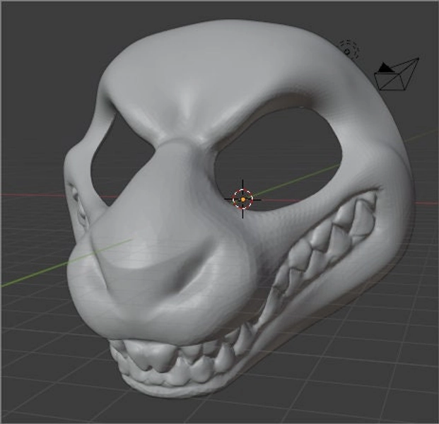 Toothy Rabbit Fursuit Base STL download