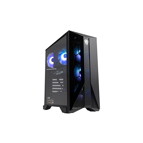 MSI Aegis ZS Gaming Desktop, AMD Ryzen 7 7700, GeForce RTX 4060, 16GB RAM, 1TB SSD, RGB Fan Cooling, Wi-Fi 6E, Keyboard & Mouse Included, DIY Friendly, Windows 11 Home-Adv: 7NUC-607US - AMD Ryzen 7 7700 - RTX 4060