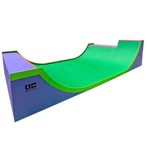 Turtle Half Pipe Ramp – 12' Wide | None / 2 Gallons