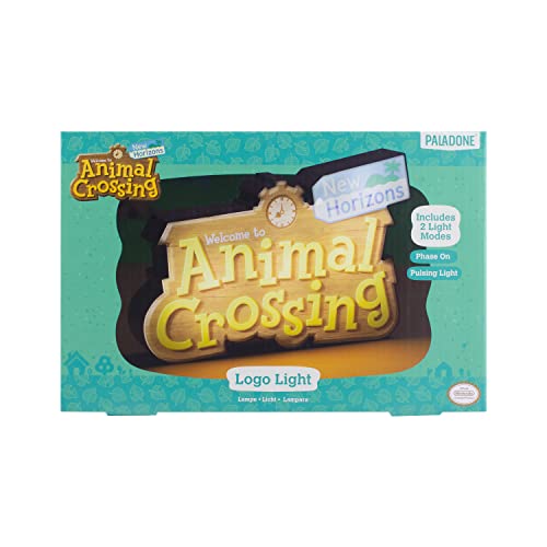 Paladone PP8377NN Animal Crossing Logo Light with Two Light Modes, Merchandise - Animal Crossing