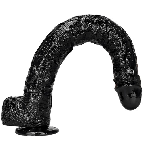 xofoco 40CM*5CM Realistic Dildo, Black