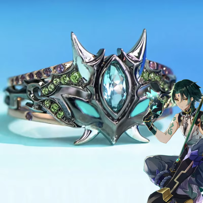 Game Genshin Impact Xiao Cosplay Ring Bane of All Evil Yaksha's Mask Unisex Design Rings Accessories Jewelry Gifts - AliExpress 