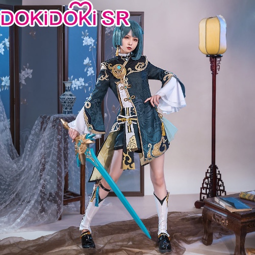 【Ready For Ship】DokiDoki-SR Game Genshin Impact Cosplay  Xing Qiu Costume Xingqiu | XL