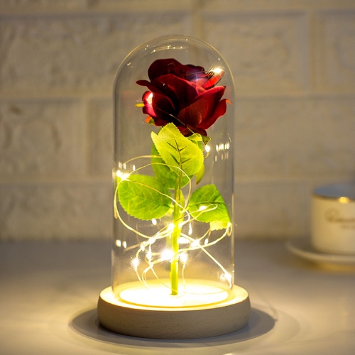 Valentine's Day LED Rose Gift - Purple